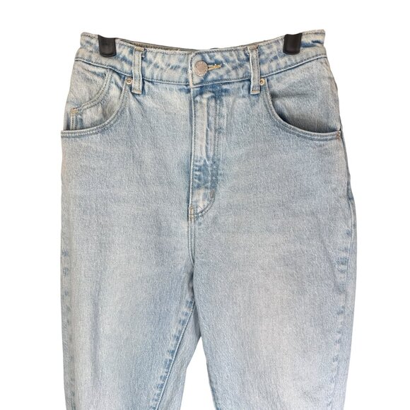 Rollas High Size 28 Rise Slim Dusters Jeans Light Blue Denim - Picture 6 of 13